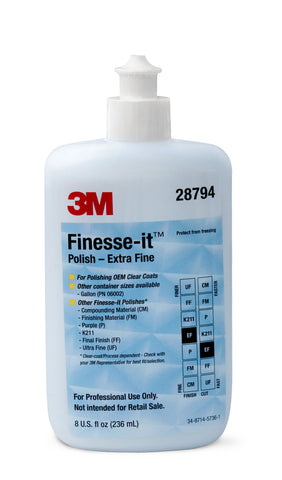 3M 8OZ FINESSE IT EXTRA FINE POLISH