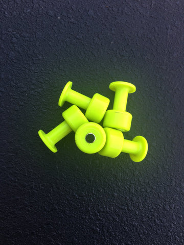 MagnaTabs- Magnetized 12mm Gang Green Smooth Tabs 5 pack
