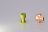 Square 12mm Gang Green Tabs 10pack