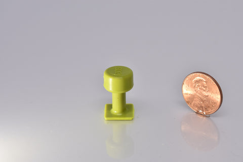 Square 12mm Gang Green Tabs 10pack