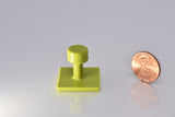 Square 25mm Gang Green Tabs 10pack